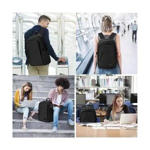 Mochila de negocios para laptop antirobo con puerto de USB