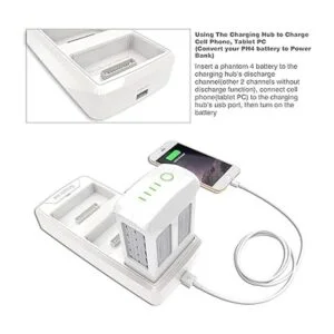 Smatree Hub de carga de batería compatible para DJI_3