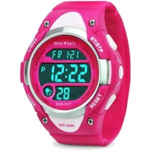 Reloj digital deportivo para niños y niñas resistente al_1
