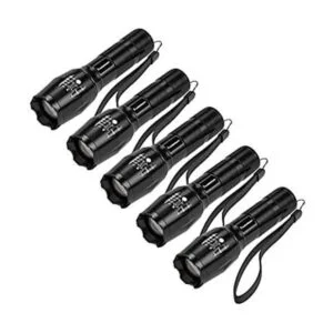 MODOAO Linterna táctica LED T6 de 1500 lúmenes