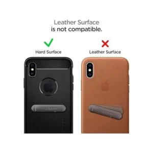 Soporte de metal básico para teléfono Negro_2