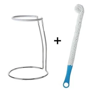 Lilys Home Decantador de vino con tapa de goma para_2