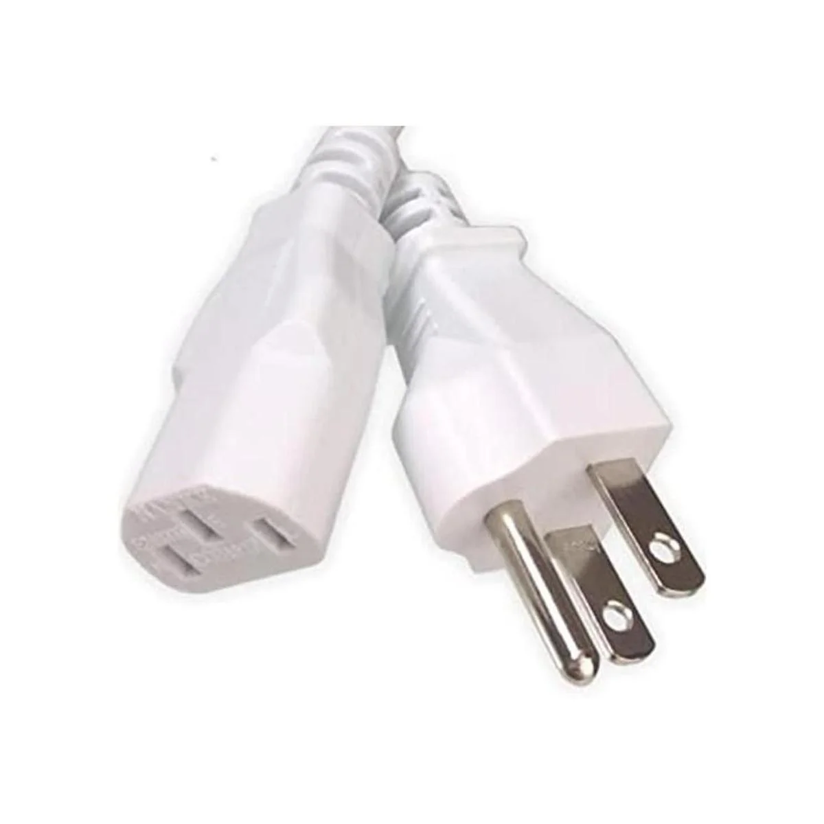 Ipax Cable de alimentación de CA blanco extra largo de 15_1