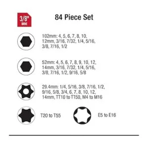 Sunex 3569 Juego de llaves hexagonales Dr. Master de 38_2