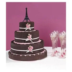 Decoración de la estatua de la Torre Eiffel 7 pulgadas de