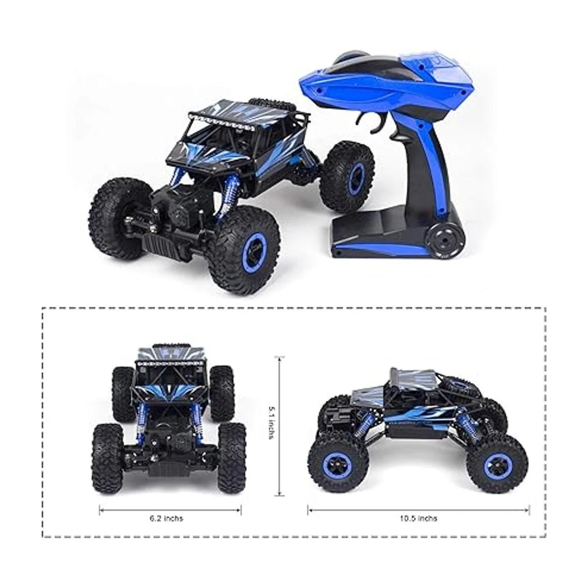 Coche de control remoto Rock Crawler de Cheerwing escala_6