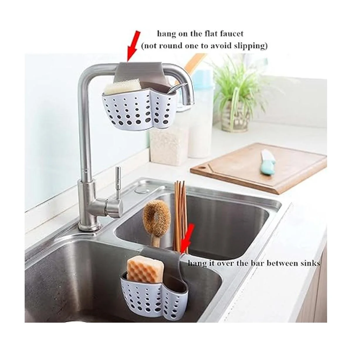 Soporte de esponja para fregadero soporte para jabón_5