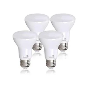 Bioluz Paquete de 4 bombillas LED BR20 LED de 3000 K_1