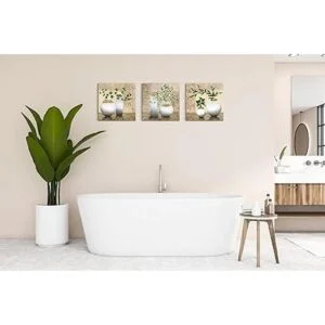 SZ HD Arte de pared de 3 piezas para bañopasillo_2