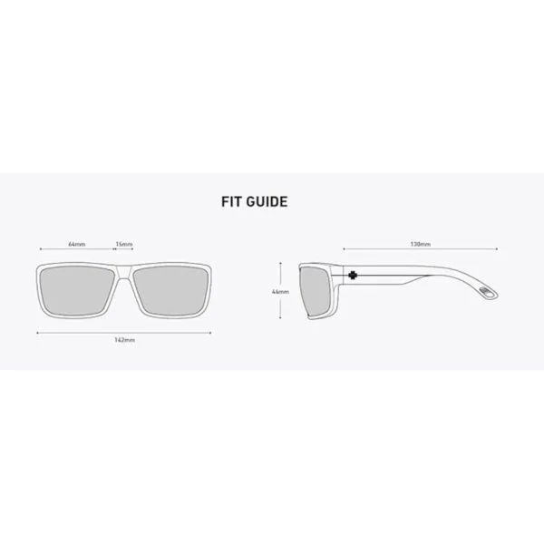Spy Optic Rocky Gafas de sol de color negro mate suave_6