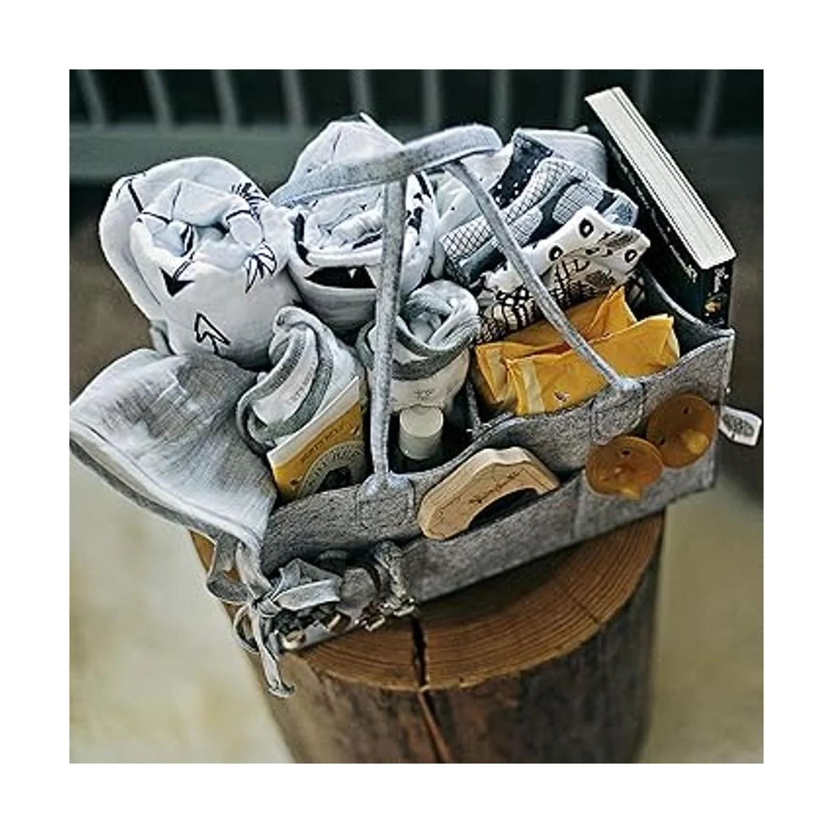 Parker Baby Organizador de pañales para bebé contenedor_4