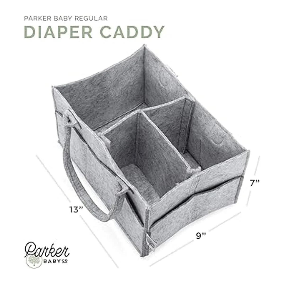 Parker Baby Organizador de pañales para bebé contenedor_3