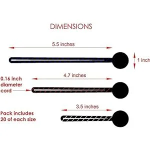 Strapright Premium Ball 60 unidades con 3 tamaños 5.5
