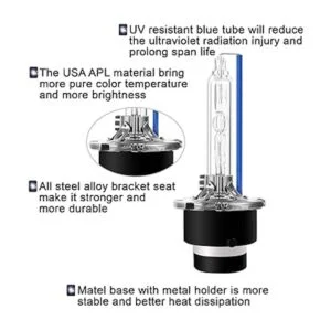 Sinoparcel Bombilla D4S HID Faros delanteros de repuesto_5
