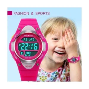 Reloj digital deportivo para niños y niñas resistente al_3