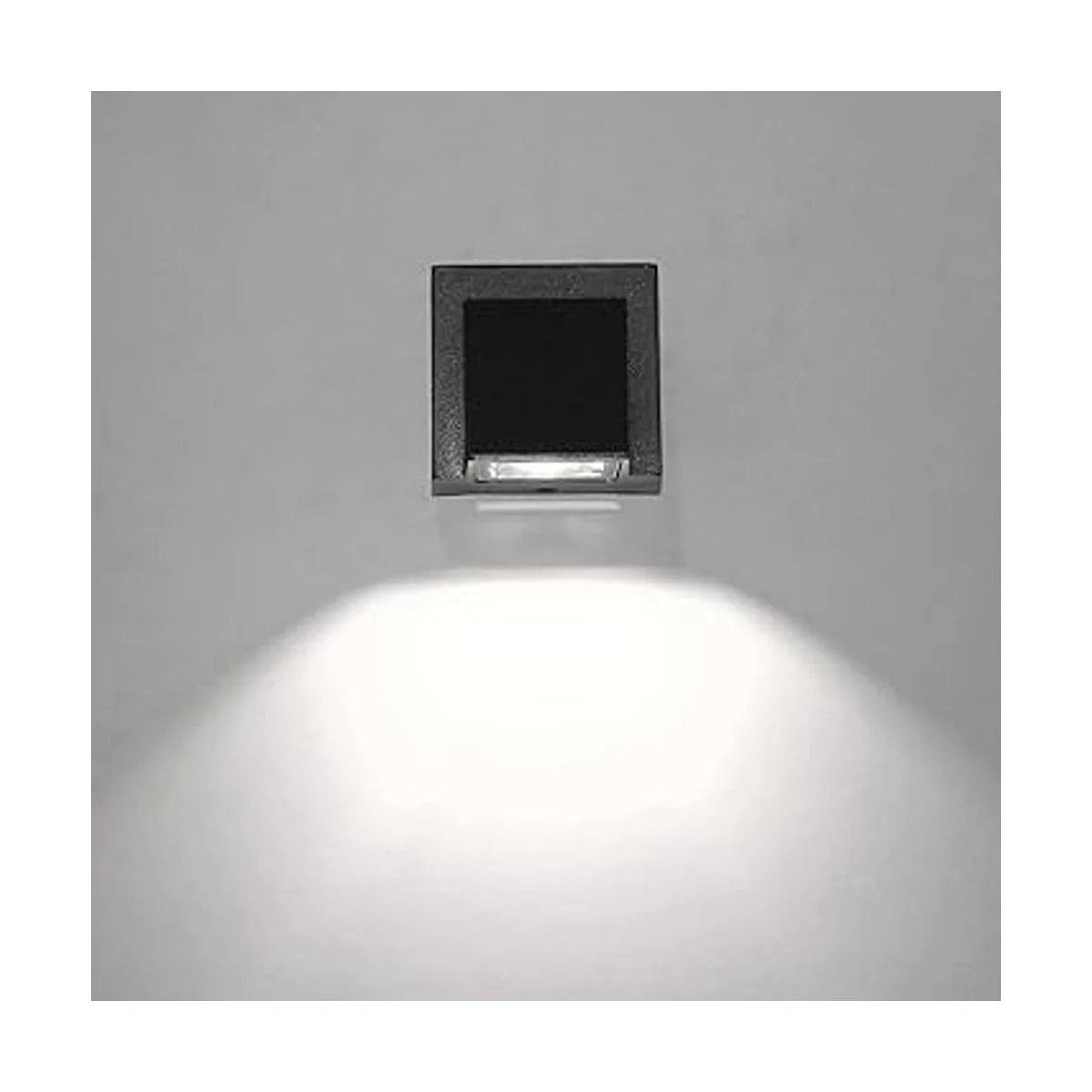 BRILLRAYDO Lámpara LED de pared exterior de 3 W con_6