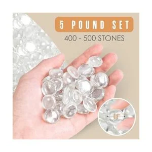 Artículos para el hogar. Canicas claras guijarros para_2