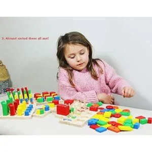 TOWO Juego de rompecabezas 8 en 1 con formas geométricas_5