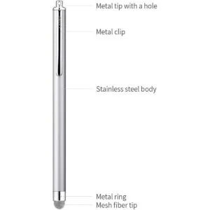 ChaoQ Lápiz capacitivo para pantallas táctiles fibra de_5