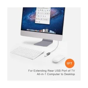 CableCreation Paquete de 2 cables de extensión USB 3.0_2