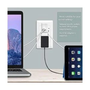 GreenCycle Toma de corriente USB con luz nocturna toma_3