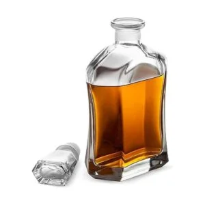Paksh Novelty Decantador capital de whisky de vidrio con_6