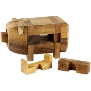 Novica Juego de rompecabezas hecho a mano de madera de_5