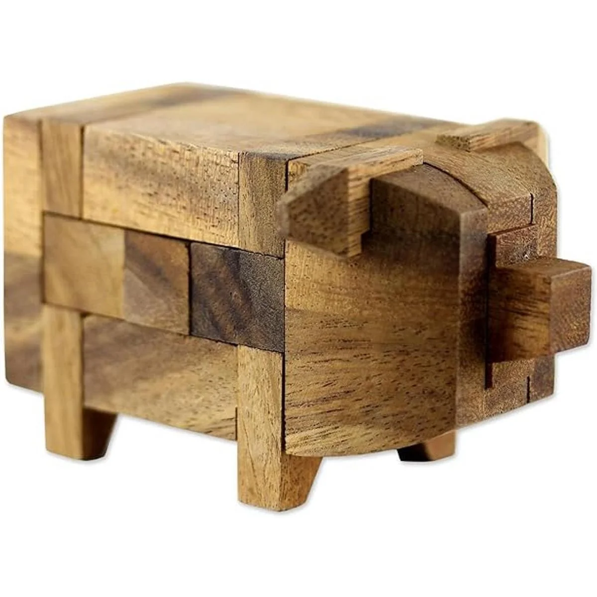 Novica Juego de rompecabezas hecho a mano de madera de_3