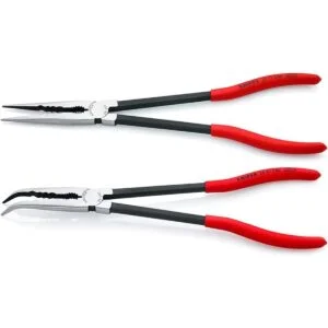 Juego de 2 alicates de punta de aguja extra largas con_1