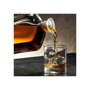 Paksh Novelty Decantador capital de whisky de vidrio con_4