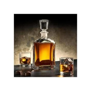 Paksh Novelty Decantador capital de whisky de vidrio con_3
