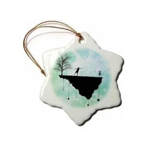 3dRose Putt Silueta de golf de plástico en su lugar con_4