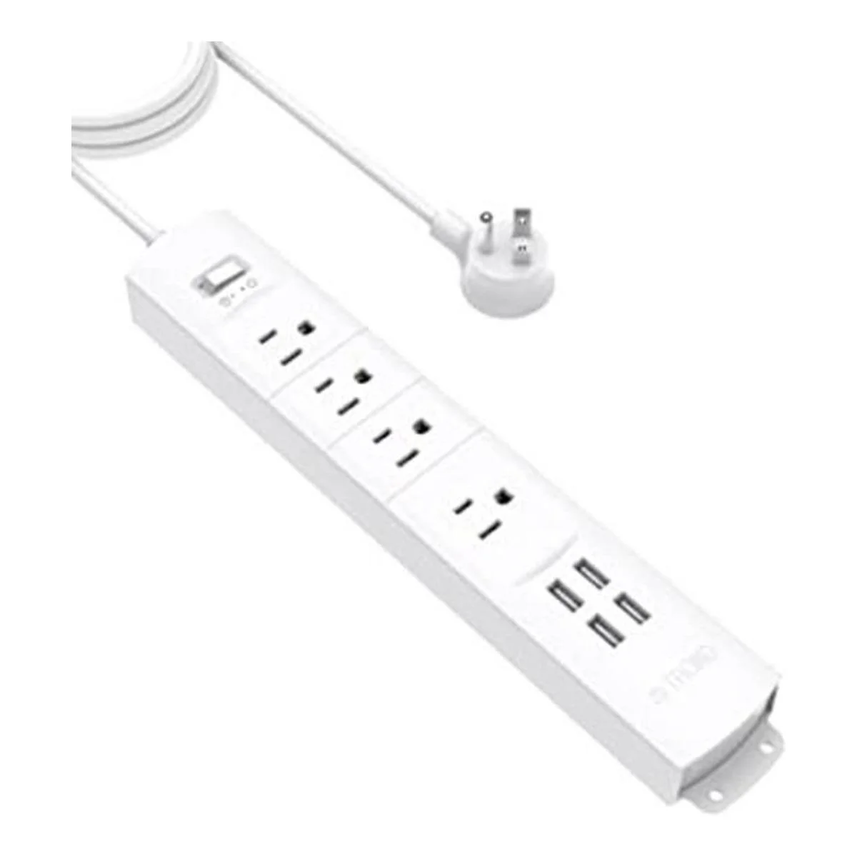 TROND Regleta protectora contra sobretensiones con USB 4_1