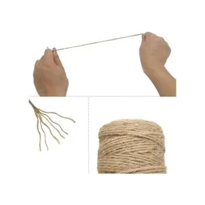 Tenn Well Cordel de yute natural cuerda de yute de 6