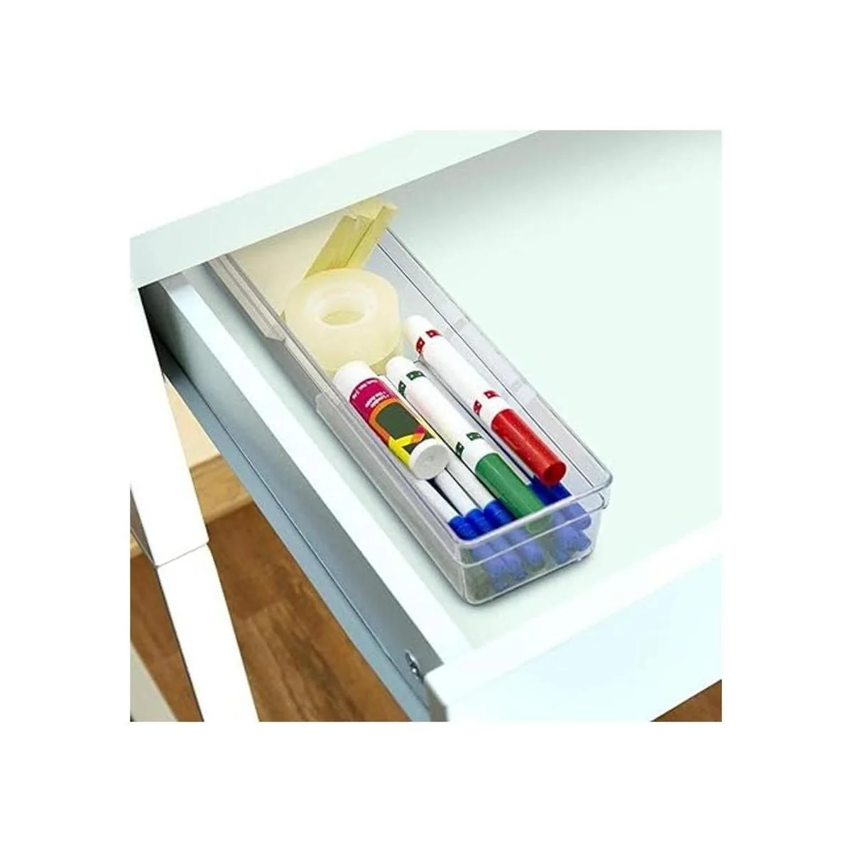 Glad Bandeja de almacenamiento de cajones de plástico_2