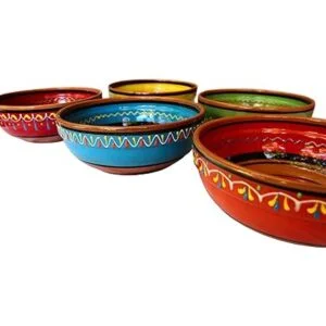 Terracota Amarillo Deep Dish pintada de España_5