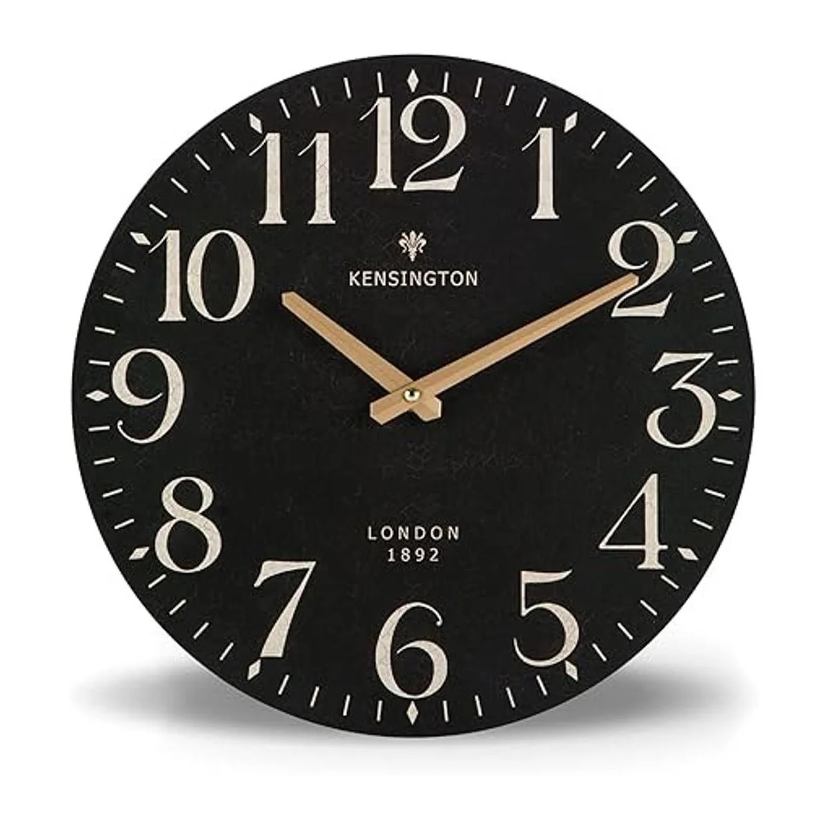 Nikky Home Reloj de pared redondo silencioso de cuarzo_1