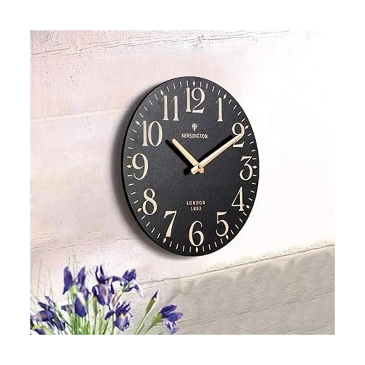 Nikky Home Reloj de pared redondo silencioso de cuarzo_4