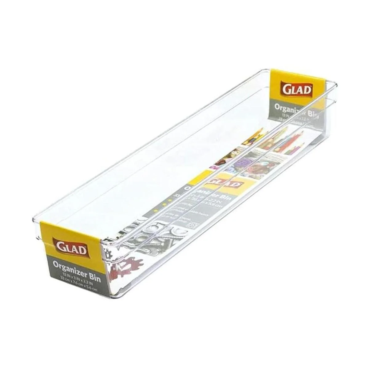 Glad Bandeja de almacenamiento de cajones de plástico_5