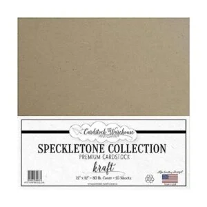 KRAFT SPECKLETONE Papel de cartulina 100 reciclado 12.0_1