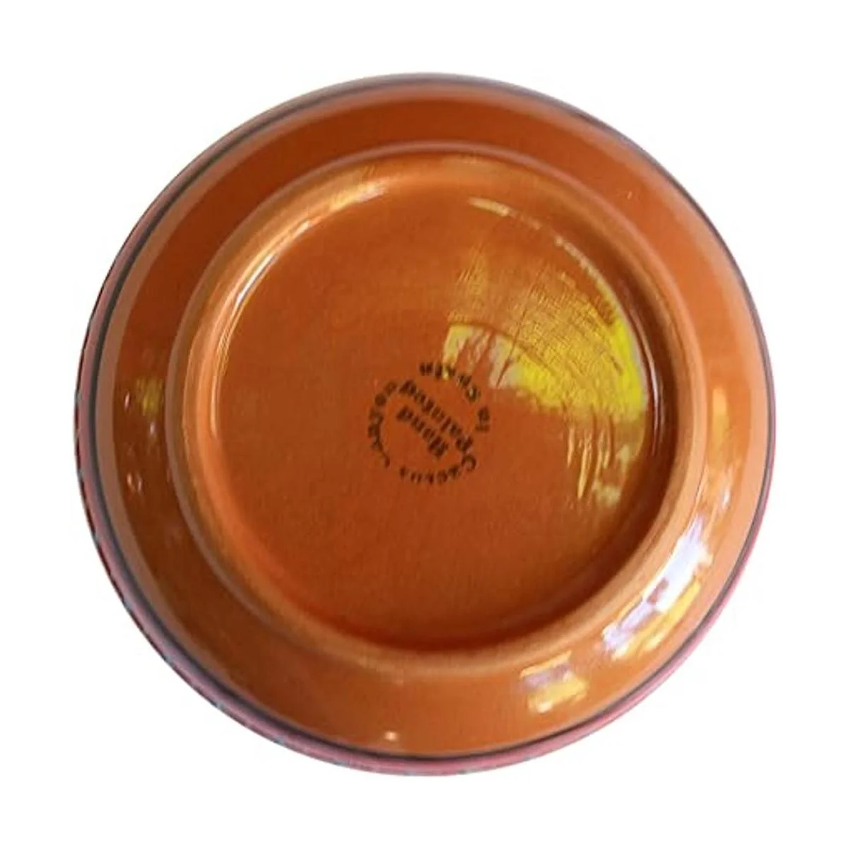 Terracota Rojo Deep Dish pintada de España_4