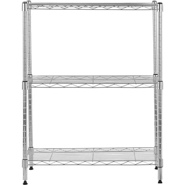 Estantería de almacenamiento ajustable de 3 estantes_3