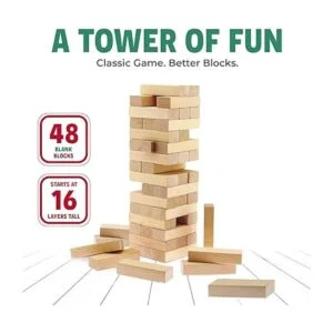 CoolToys Juego de apilamiento de bloques de madera para_3