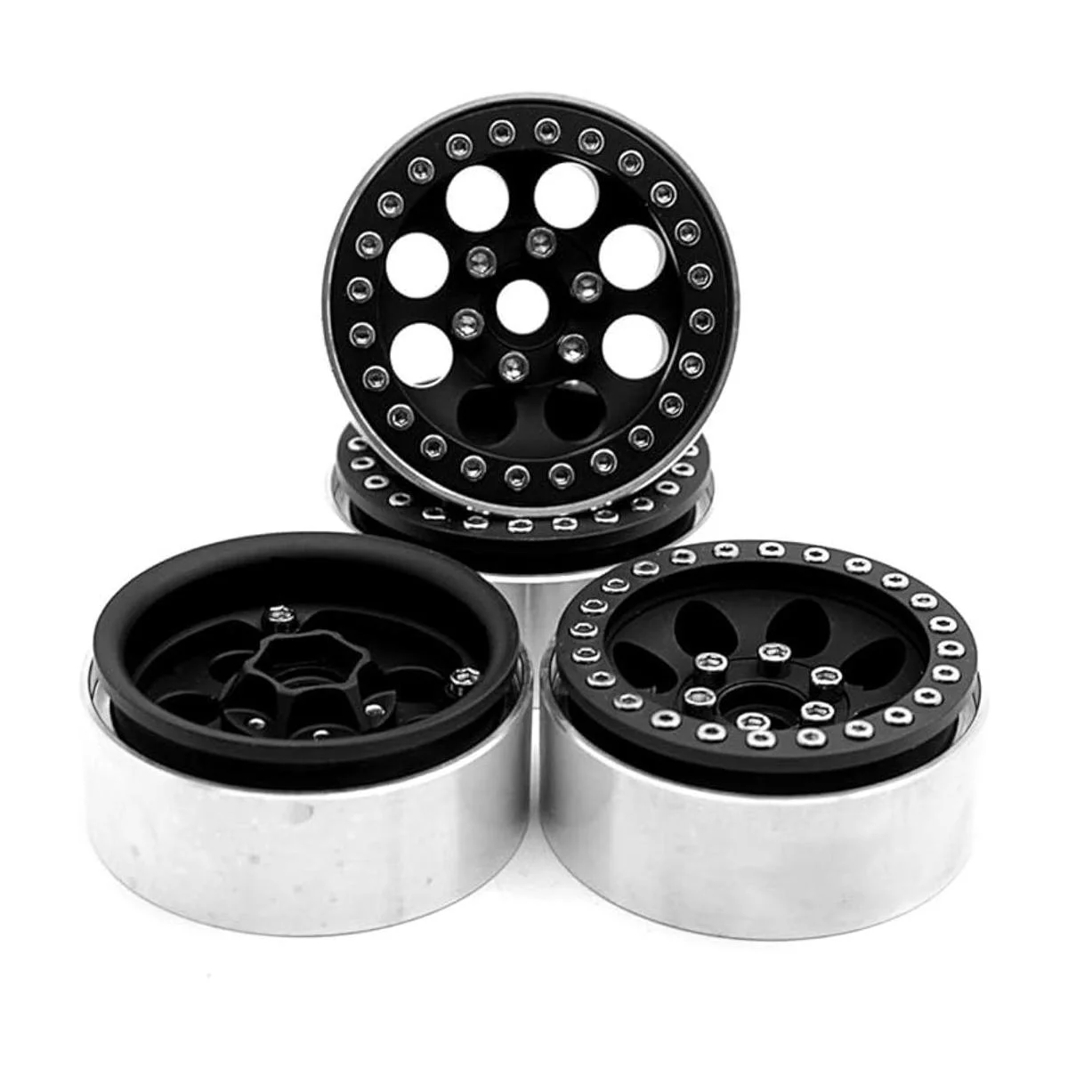 RCLIONS Llantas de metal de aluminio de 19 pulgadas para