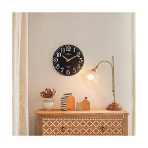 Nikky Home Reloj de pared redondo silencioso de cuarzo_2