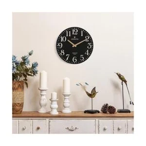 Nikky Home Reloj de pared redondo silencioso de cuarzo_3