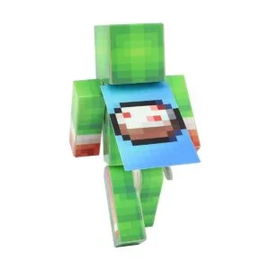 EnderToys Figura de acción de chico de boca grande verde_3
