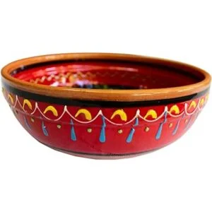 Terracota Rojo Deep Dish pintada de España_2