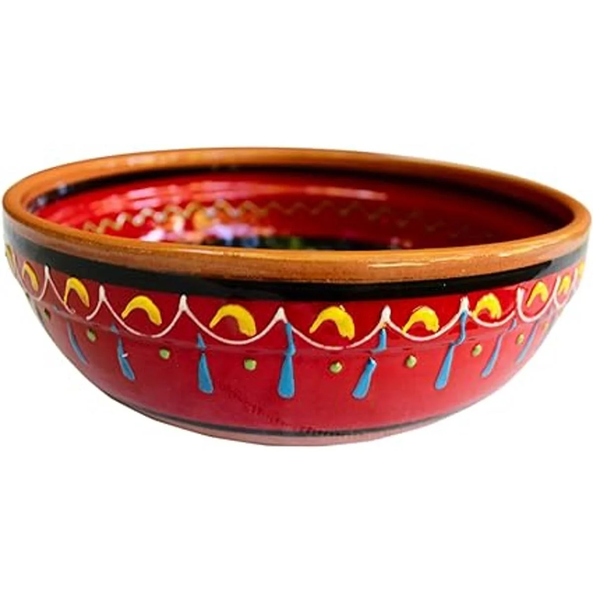 Terracota Rojo Deep Dish pintada de España_2