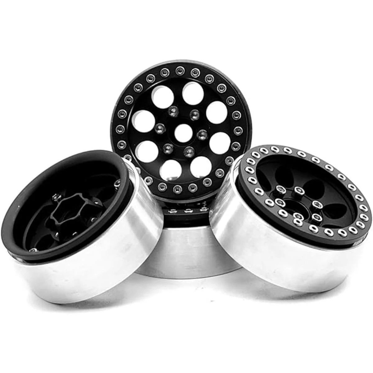 RCLIONS Llantas de metal de aluminio de 19 pulgadas para